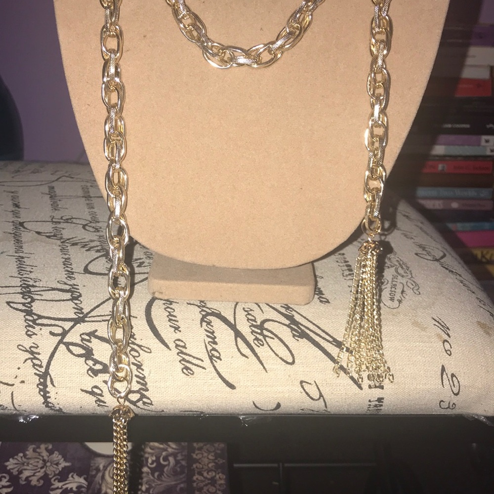 Over it gold necklace set